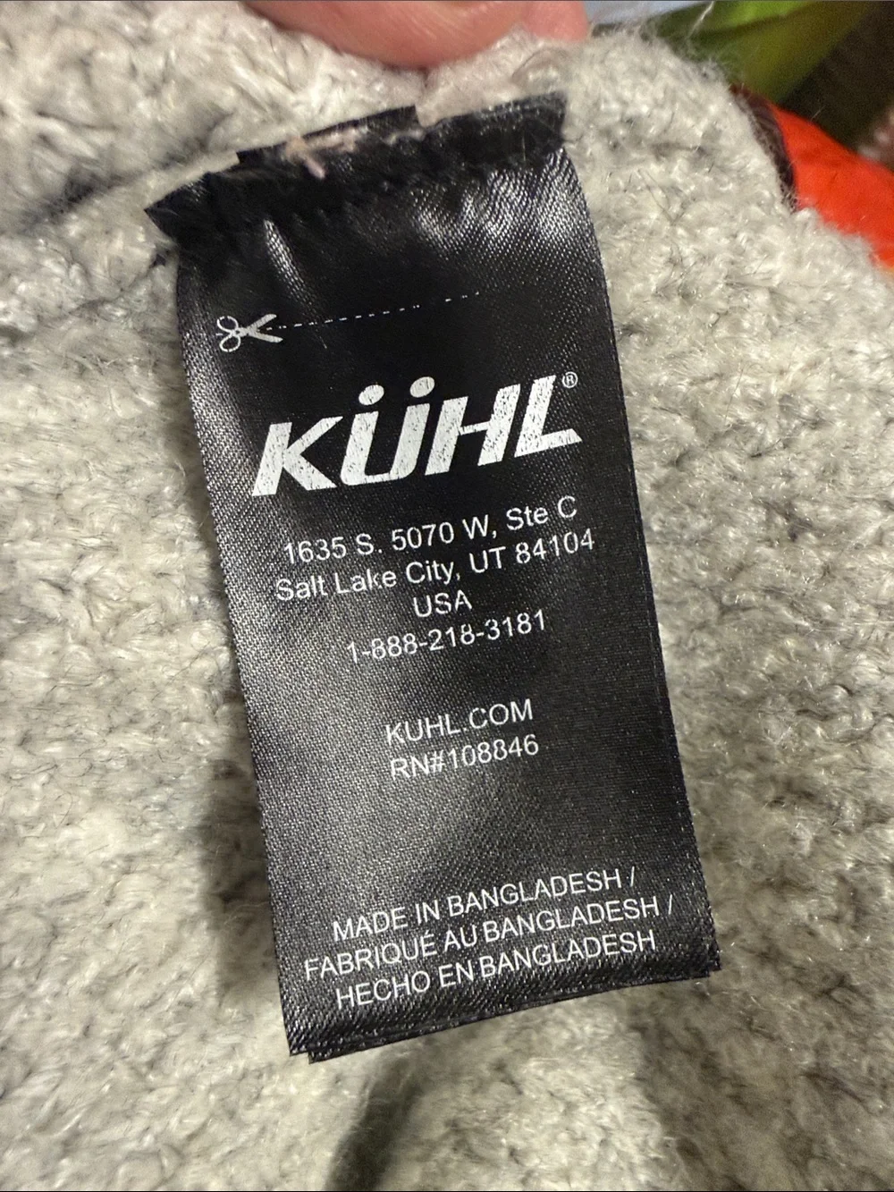 KUHL Cozy Women's Light Gray Turtleneck Sweater Dress M.